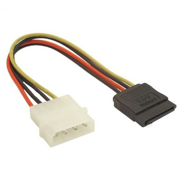 Кабель SATA 4 pin - SATA 7 pin Atcom АТ3798 0.15м