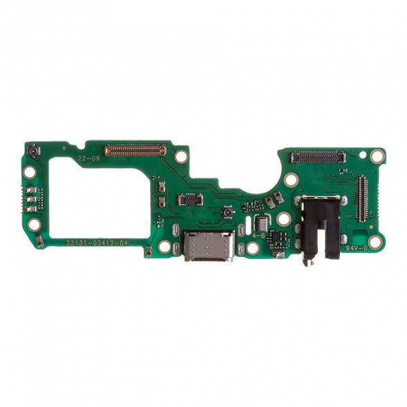 Шлейф для OPPO A96 (CPH2333) плата нижняя на разъем зарядки, гарнитуры, микрофон