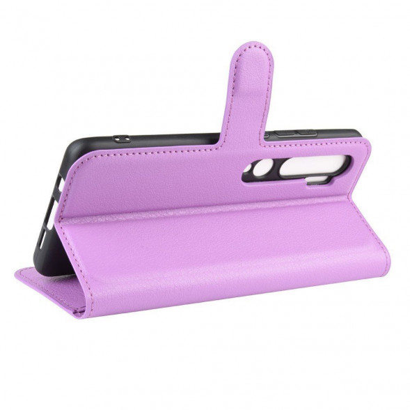 Чехол книжка для Xiaomi Mi Note 10, Mi Note 10 Pro, Mi CC9 Pro (фиолетовый)