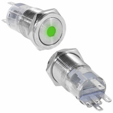 Кнопка антивандал. LAS2GQPF-11D/G/N on-(on)