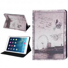 Чехол книжка с рисунком для iPad Air (London)