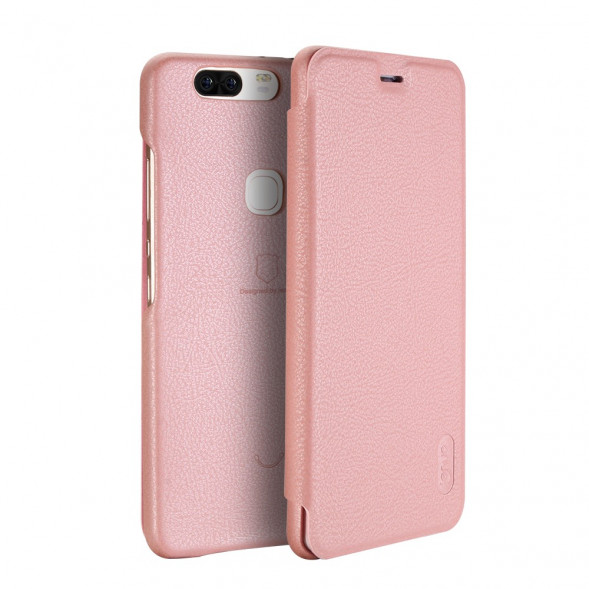 Чехол книжкой LENUO для Huawei Honor V8 (розовый)