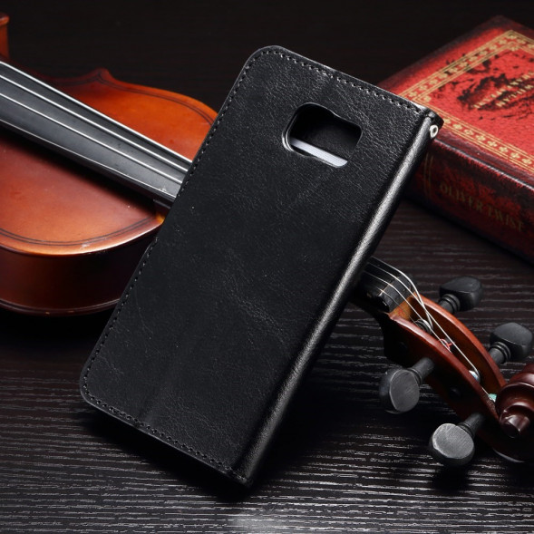 Чехол книжкой Crazy Horse для Samsung Galaxy S6 G920 (черный)