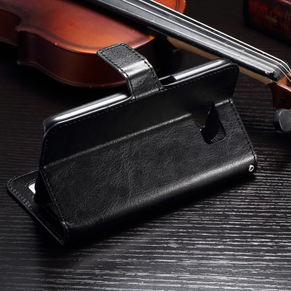 Чехол книжкой Crazy Horse для Samsung Galaxy S6 G920 (черный)