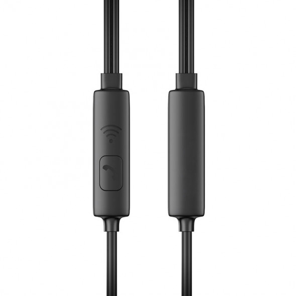Проводные наушники Borofone BM61 Wanderer Universal Earphones With Mic (Черный)
