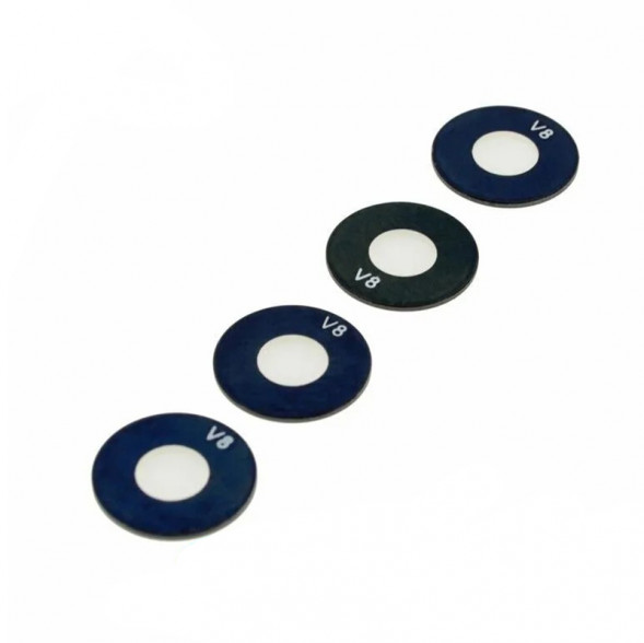 Стекло задней камеры для Realme 8i комплект 4 шт. (без рамки)