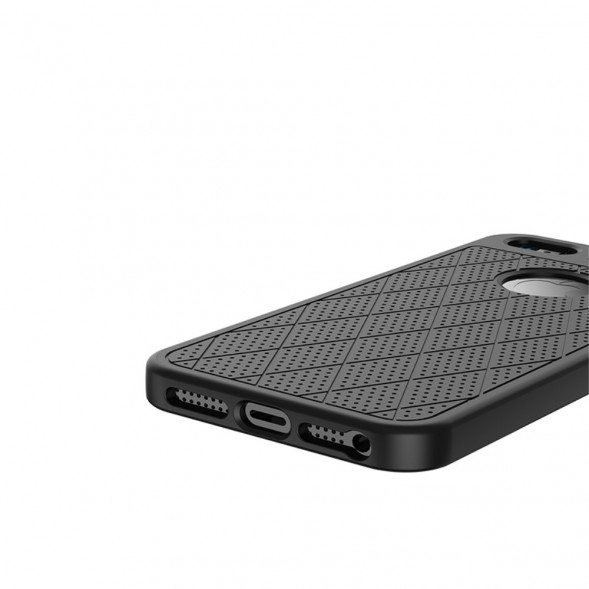 Чехол накладка Hoco Loyal для iPhone 5, 5S, SE (черный)