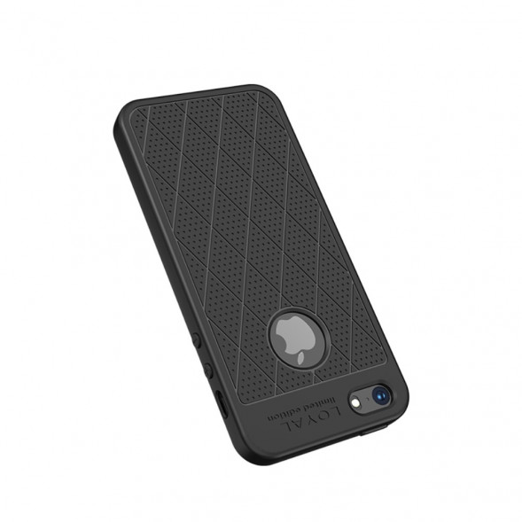 Чехол накладка Hoco Loyal для iPhone 5, 5S, SE (черный)