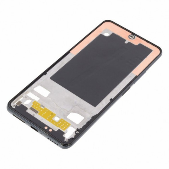 Рамка дисплея для Xiaomi Poco F3 (M2012K11AG) (Черный) средняя часть