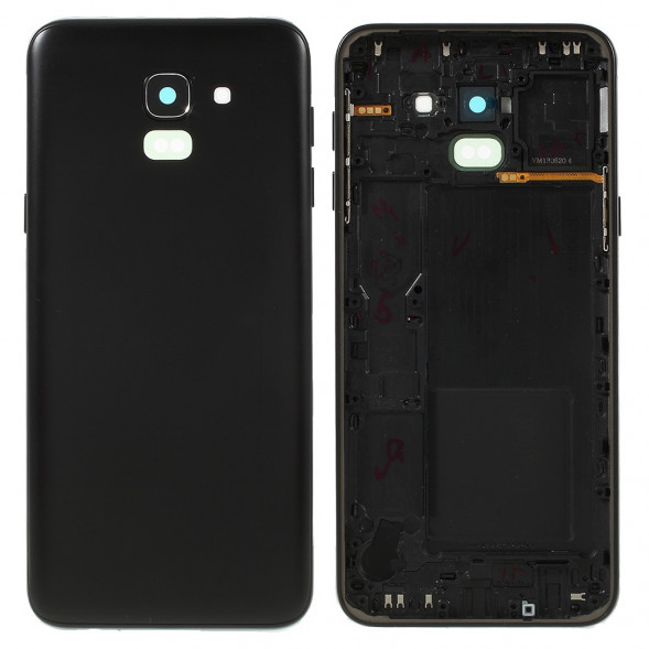 Задняя крышка корпус для Samsung J600F Galaxy J6 (2018) (Черный)