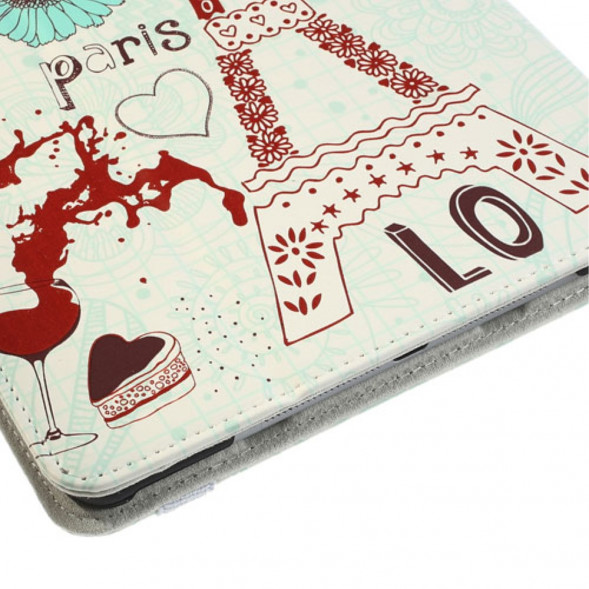 Чехол книжка с рисунком для iPad Air (Люблю Париж)