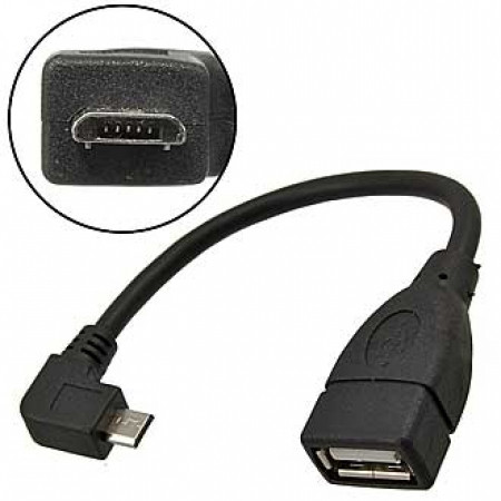 SB AF to MicroUSB 90 degrees (SZC) OTG Кабель