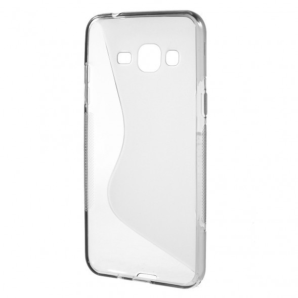 Чехол накладка для Samsung Galaxy J3 2016 J320F (серый)