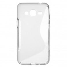 Чехол накладка для Samsung Galaxy J3 2016 J320F (серый)