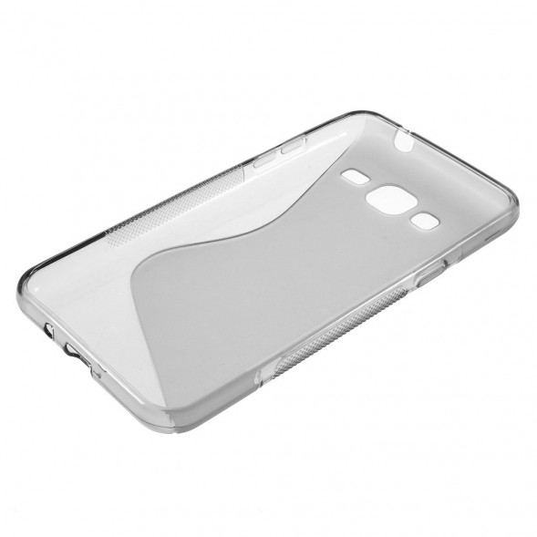 Чехол накладка для Samsung Galaxy J3 2016 J320F (серый)