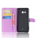Чехол книжка с визитницей для HTC U11 (фиолетовый)