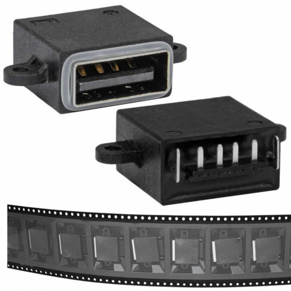 Разъем USB USBA-4F C IPX8-002