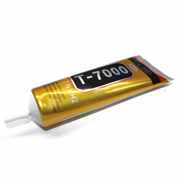 Клей силиконовый для проклейки тачскринов T7000 110мг (черный)