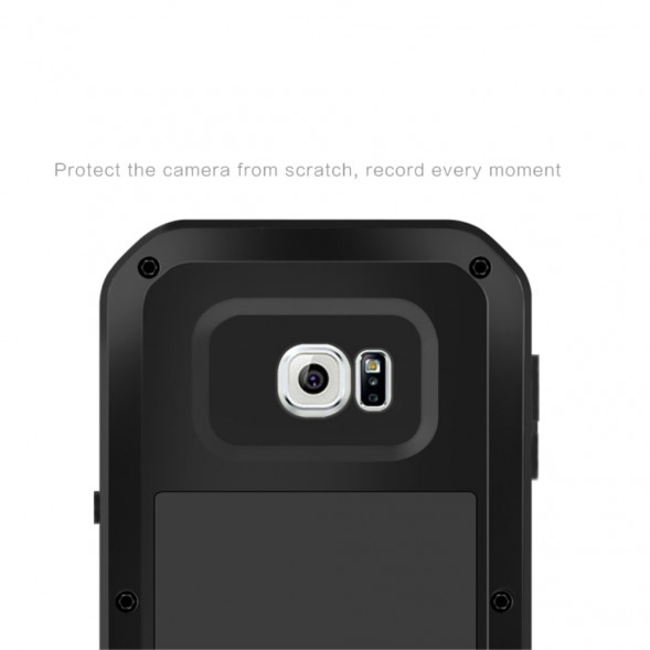 Металлический защитный чехол Love Mei для Samsung Galaxy S6 EDGE+ G928 (Желтый)