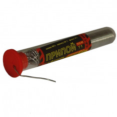 Припой ПОС 60 с канифолью колба 18гр