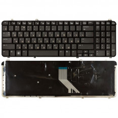 Клавиатура для ноутбука HP Pavilion DV6-1000 DV6-2000 матовая черная (000215-м)