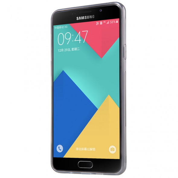 Чехол накладка Nillkin для Samsung Galaxy A7 (2016) SM-A710F (Серый)