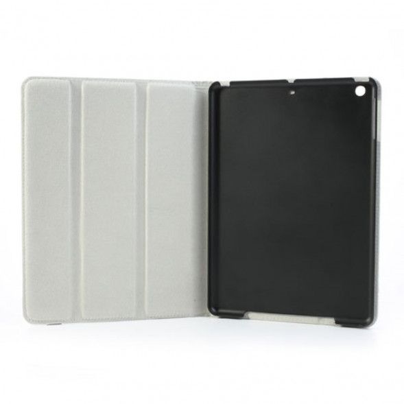 Чехол книжка с рисунком для iPad Air (Эйфелева башня и девочка)