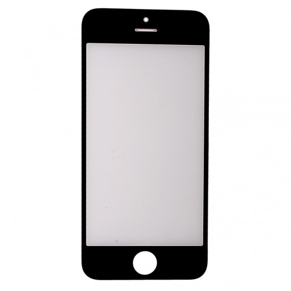 Стекло для iPhone 5s (Черное)