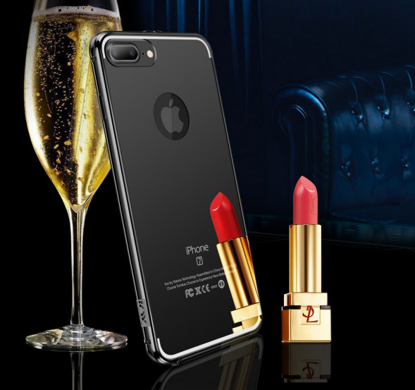 Чехол бампер Luxury Aluminum для iPhone 7 Plus (Черный)