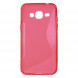 Чехол накладка для Samsung Galaxy J3 2016 J320F (красный)