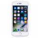 Матовый мягкий чехол для iPhone 8 / 7 (белый)
