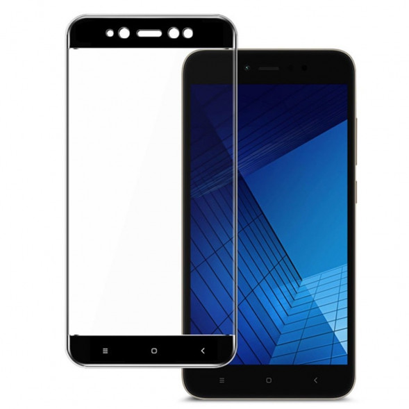 3D Защитное стекло для Xiaomi Redmi Note 5A / 5A Prime (черный)