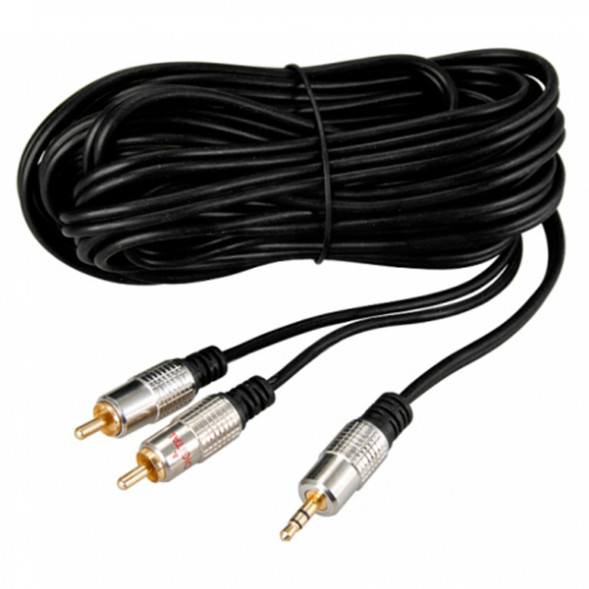 Аудио кабель Konoos KCAP-352-10 3,5мм на 2RCA 10 метров