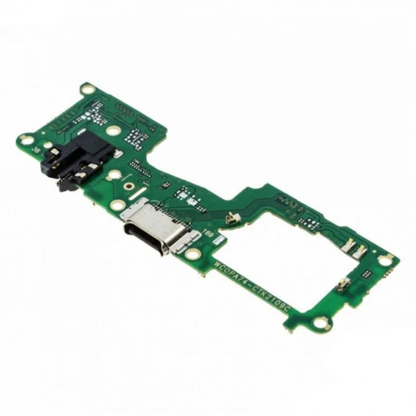 Шлейф для OPPO A74 4G плата на разъем зарядки, гарнитуры, микрофон