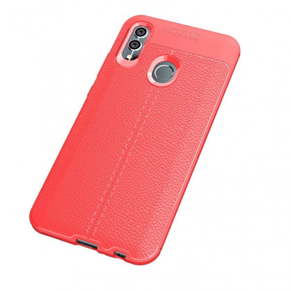 Чехол Litchi Grain для Huawei Honor 10 Lite, P Smart (2019) (красный)