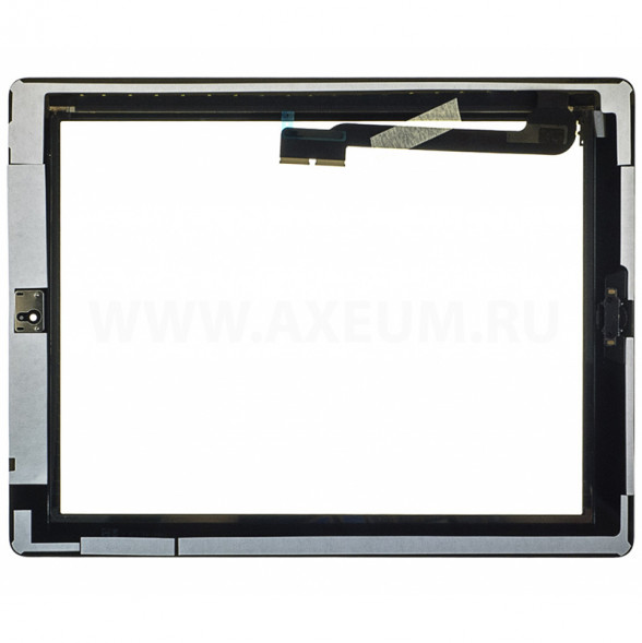 Тачскрин для iPad 3, iPad 4 с кнопкой Home (Черный)