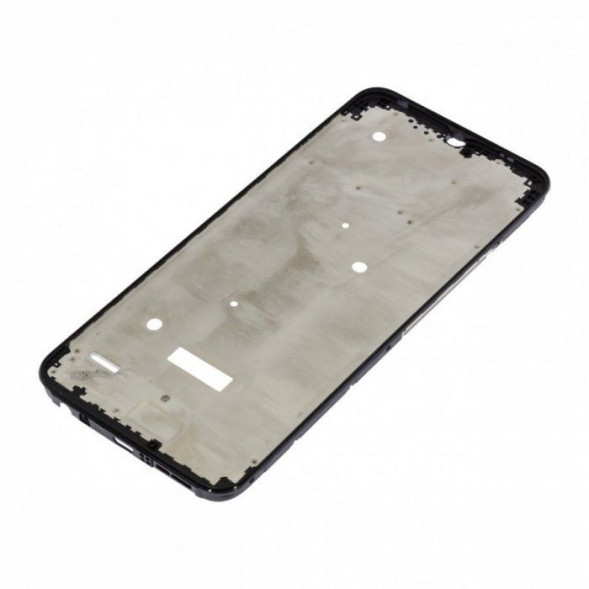 Рамка дисплея для Tecno Spark 8C, Spark Go (2022) (черная) средняя часть корпуса