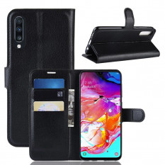 Чехол книжкой для Samsung Galaxy A70 A705 (черный)