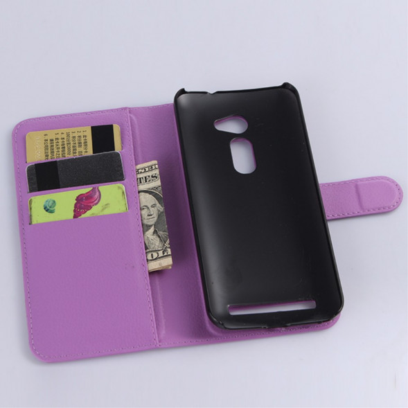 Чехол книжка для Asus Zenfone 2 ZE500CL (фиолетовый)