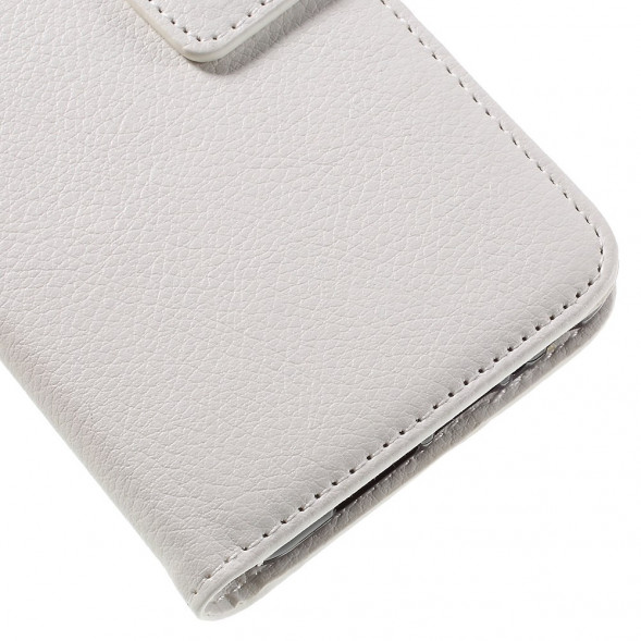 Чехол книжка с визитницей для HTC One A9 (Белый)