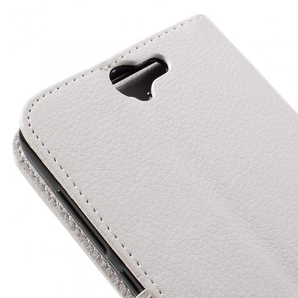 Чехол книжка с визитницей для HTC One A9 (Белый)