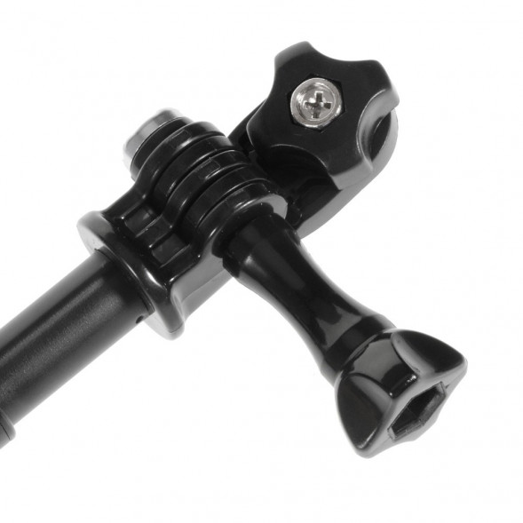 Ручной монопод селфи телескопическая палка AT-Y14 для GoPro Hero 4, 3+, 3, 2, 1 (Зеленый)