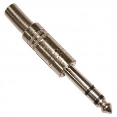 SZC-0055 6.3 mm stereo штекер Audio Jack под пайку