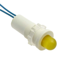 Лампа коммутаторная СКЛ-18.1Б-2 ЖЕЛТЫЕ 12В (201*г)