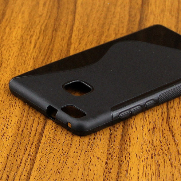 Антискользящий чехол для Huawei P9 (Черный)