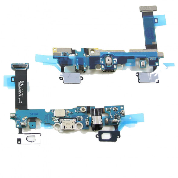 Шлейф для Samsung Galaxy A7 (2016) A710F с разъемом зарядки и сенсорными кнопками