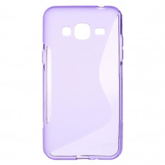 Чехол накладка для Samsung Galaxy J3 2016 J320F (фиолетовый)