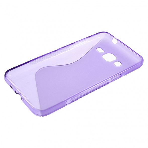 Чехол накладка для Samsung Galaxy J3 2016 J320F (фиолетовый)