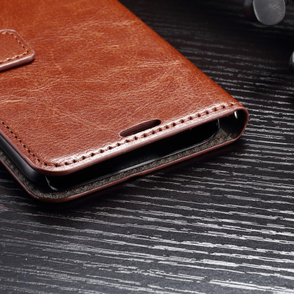 Чехол книжкой Crazy Horse для Samsung Galaxy S6 G920 (коричневый)