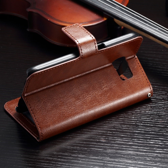 Чехол книжкой Crazy Horse для Samsung Galaxy S6 G920 (коричневый)